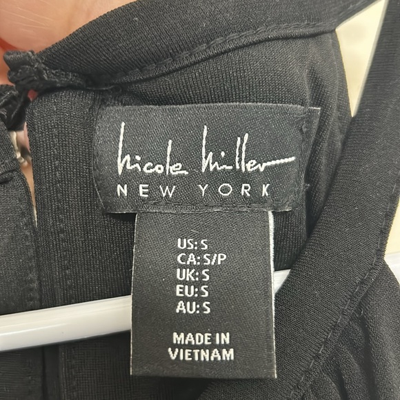 Nicole Miller New York A-line Small little black dress - Picture 8 of 9